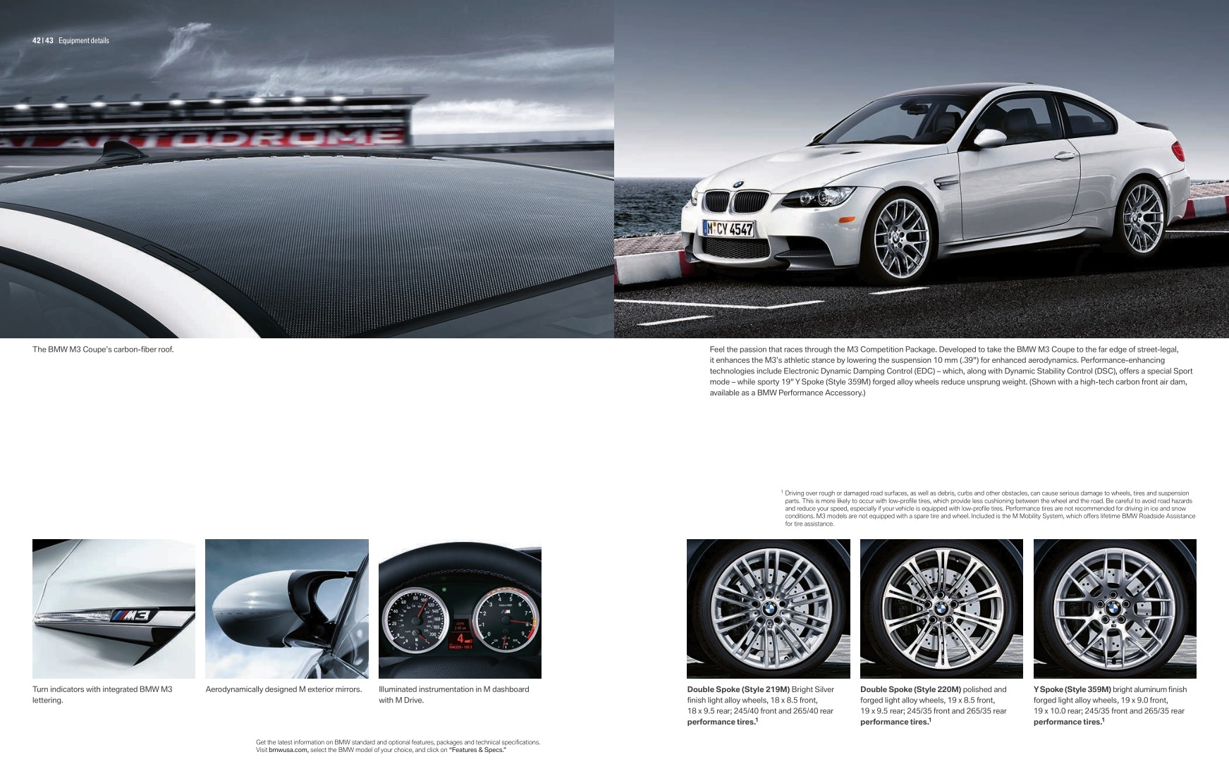 2011 BMW M3 Brochure Page 26
